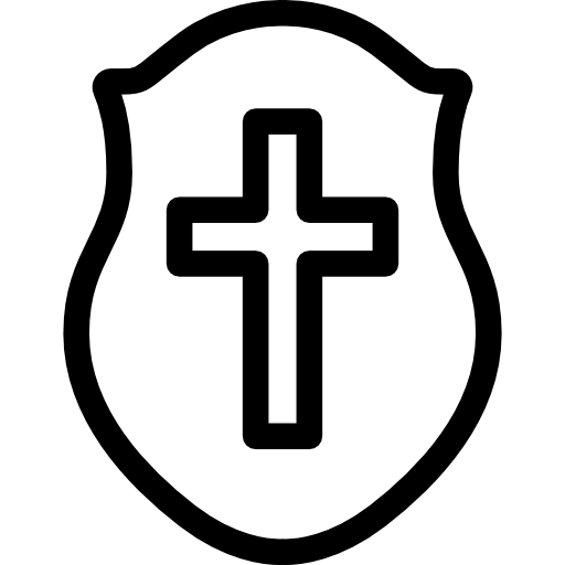 Shield with Christian Cross
